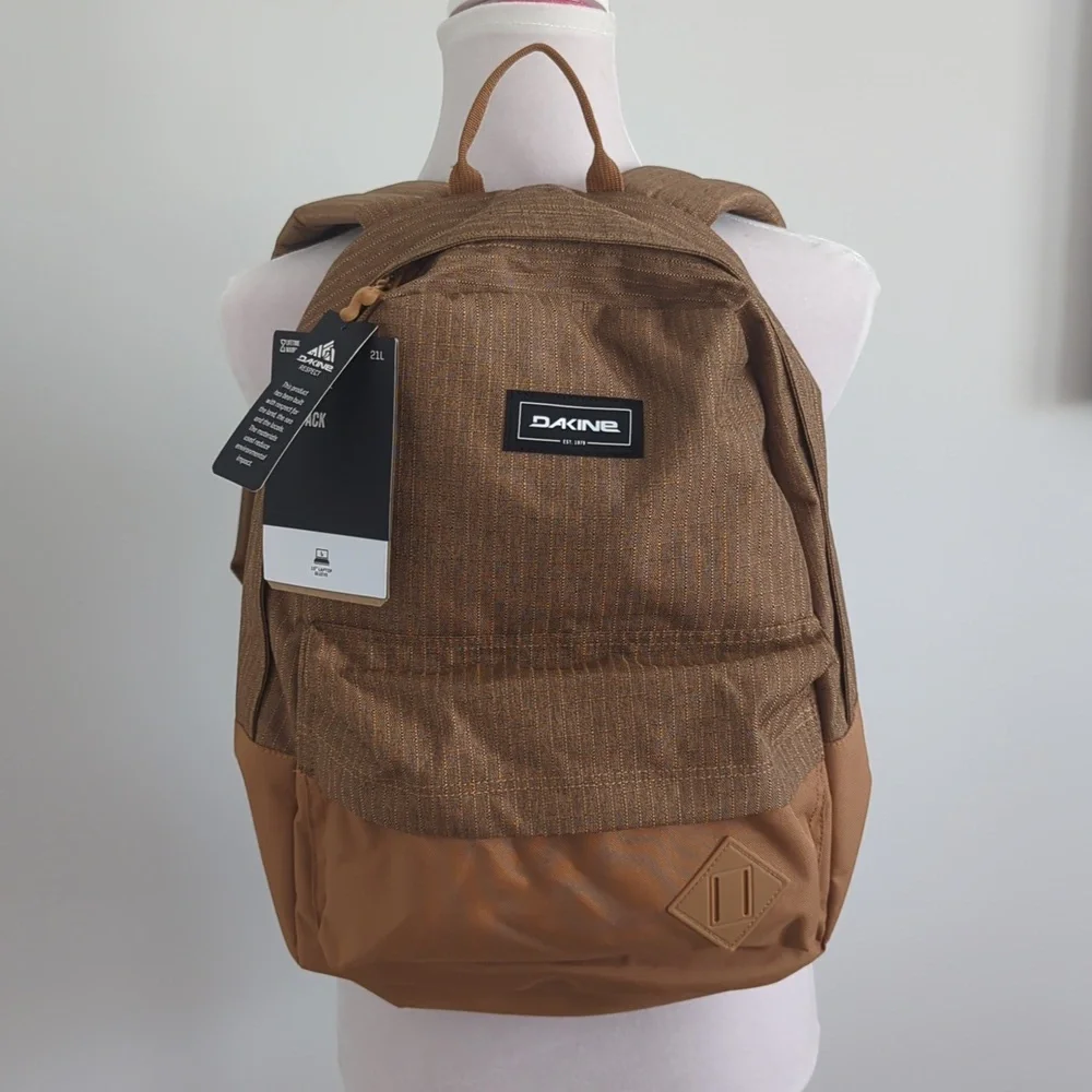 Dakine 365 Pack 21L Backpack Caramel Unisex Hike Work Everyday New With Tags